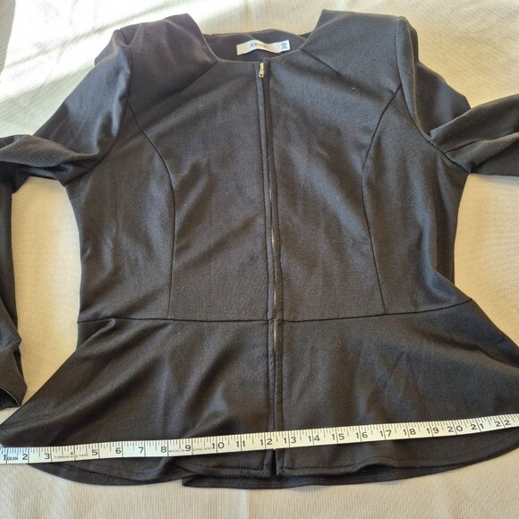 Peplum Zipper Jacket - Picture 12 of 13